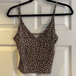Urban outfitters leopard tank